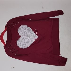 DKNY Burgundy Sweater